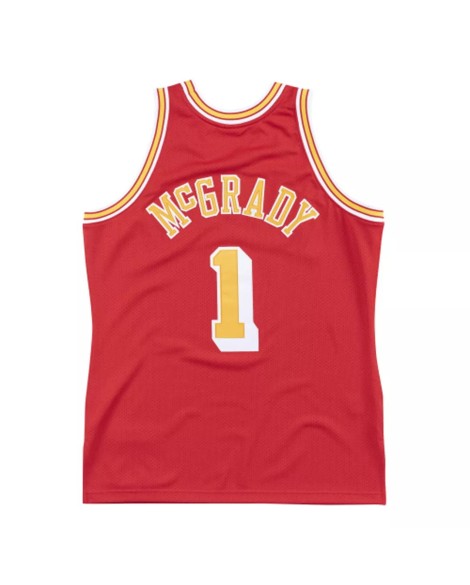 Maillot NBA Swingman #1 Mitchell & Ness Houston Rockets Tracy McGrady pour hommes rouge 2004/05