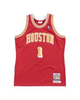 Maillot NBA Swingman #1 Mitchell & Ness Houston Rockets Tracy McGrady pour hommes rouge 2004/05