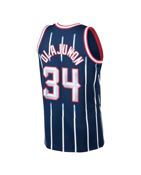 Maillot NBA Swingman Houston Rockets Hakeem Olajuwon #34 Mitchell & Ness pour hommes