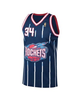 Maillot NBA Swingman Houston Rockets Hakeem Olajuwon #34 Mitchell & Ness pour hommes