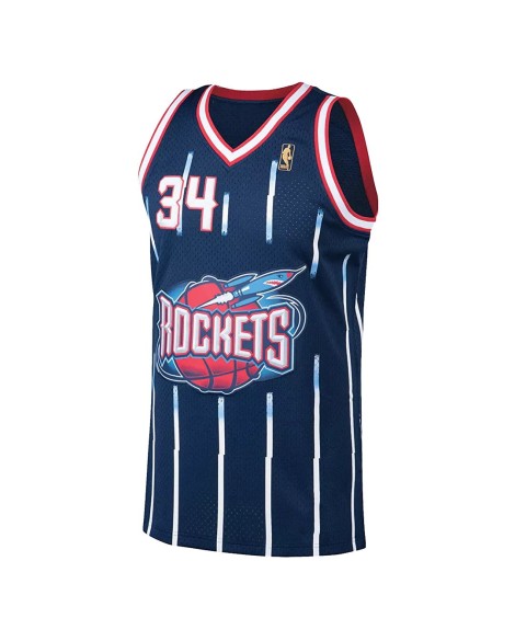 Maillot NBA Swingman Houston Rockets Hakeem Olajuwon #34 Mitchell & Ness pour hommes