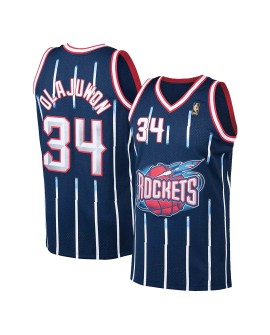 Maillot NBA Swingman Houston Rockets Hakeem Olajuwon #34 Mitchell & Ness pour hommes