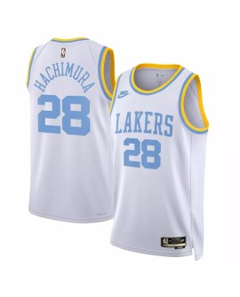 Maillot Swingman Los Angeles Lakers Rui Hachimura #28 Nike blanc 2022/23 pour homme - Édition classique