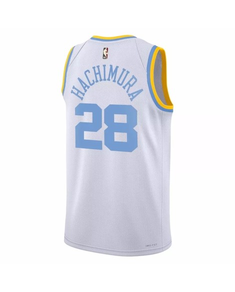 Maillot Swingman Los Angeles Lakers Rui Hachimura #28 Nike blanc 2022/23 pour homme - Édition classique
