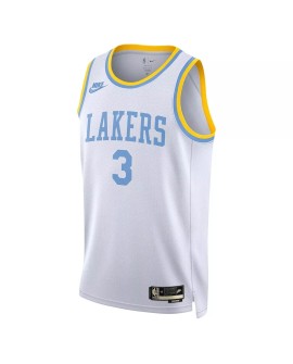 Maillot Swingman Los Angeles Lakers Anthony Davis #3 Nike blanc 2022/23 pour hommes - Édition classique