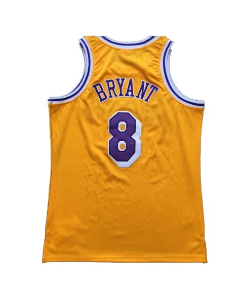 Maillot NBA Swingman Los Angeles Lakers Bryant #8 pour homme jaune 1996/97