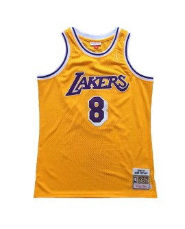 Maillot NBA Swingman Los Angeles Lakers Bryant #8 pour homme jaune 1996/97