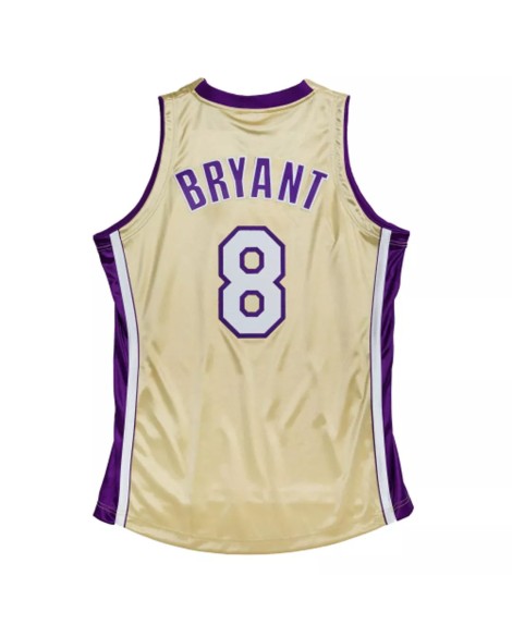 Maillot en bois dur Kobe Bryant Mitchell & Ness Gold Hall of Fame pour hommes des Los Angeles Lakers classe 2020