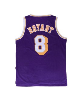 Maillot NBA Los Angeles Lakers Kobe Bryant #8 Adidas Violet Swingman pour Homme