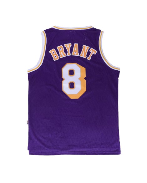 Maillot NBA Los Angeles Lakers Kobe Bryant #8 Adidas Violet Swingman pour Homme