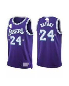 Maillot Los Angeles Lakers Kobe Bryant #24 Violet 2021/22 Diamond Swingman pour hommes - City Edition