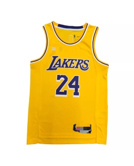 Maillot Swingman Los Angeles Lakers Kobe Bryant #24 Gold 2021 Diamond pour hommes - Édition Icon