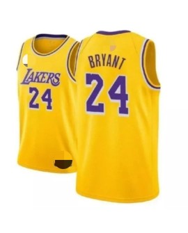 Maillot Swingman jaune Kobe Bryant #24 des Los Angeles Lakers pour hommes