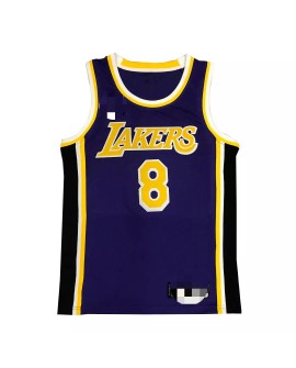 Maillot Swingman Los Angeles Lakers Kobe Bryant #8 Violet 2020/21 pour hommes - Édition Statement