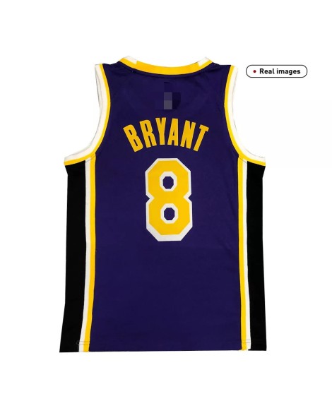 Maillot Swingman Los Angeles Lakers Kobe Bryant #8 Violet 2020/21 pour hommes - Édition Statement