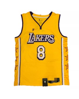 Maillot Swingman 2019 Kobe Bryant #8 des Los Angeles Lakers pour hommes - Édition City
