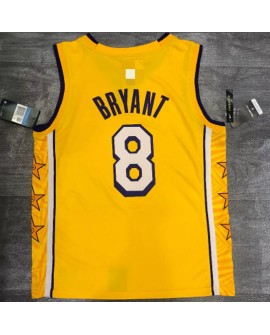 Maillot Swingman 2019 Kobe Bryant #8 des Los Angeles Lakers pour hommes - Édition City
