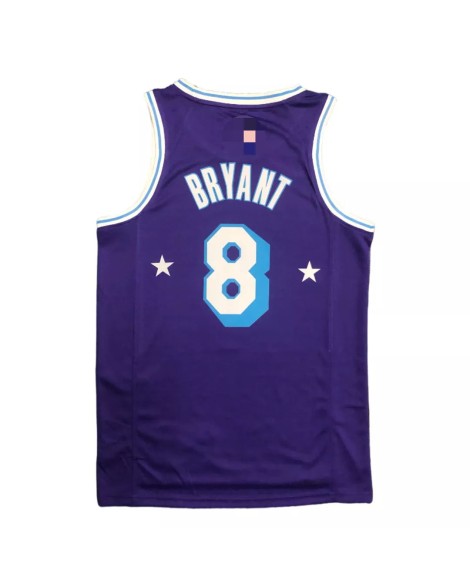 Maillot Los Angeles Lakers Kobe Bryant #8 Violet 2021/22 Diamond Swingman pour hommes - City Edition