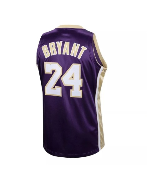 Maillot pour hommes des Los Angeles Lakers Kobe Bryant #24 Mitchell & Ness Purple Hall of Fame classe de 2020