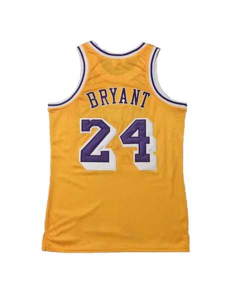 Maillot NBA Swingman 2007/08 Bryant #24 Mitchell & Ness des Los Angeles Lakers pour hommes, jaune
