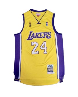 Maillot NBA Swingman 2008/09 Bryant #24 Mitchell & Ness des Los Angeles Lakers pour hommes, jaune
