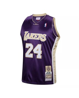 Maillot pour hommes des Los Angeles Lakers Kobe Bryant #24 Mitchell & Ness Purple Hall of Fame classe de 2020