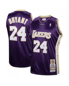 Maillot pour hommes des Los Angeles Lakers Kobe Bryant #24 Mitchell & Ness Purple Hall of Fame classe de 2020