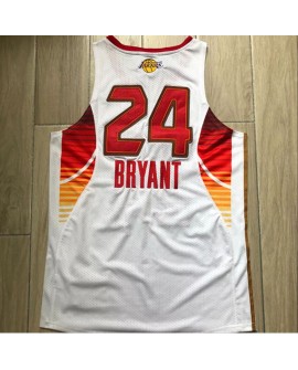 Maillot NBA Swingman rétro All Star Kobe Bryant #24 blanc 2009