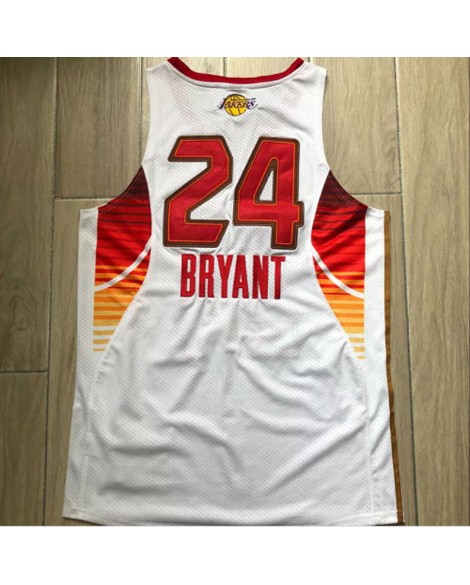 Maillot NBA Swingman rétro All Star Kobe Bryant #24 blanc 2009