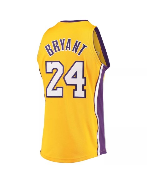 Maillot NBA Swingman Kobe Bryant #24 Mitchell & Ness Gold 2008/09 des Los Angeles Lakers pour hommes