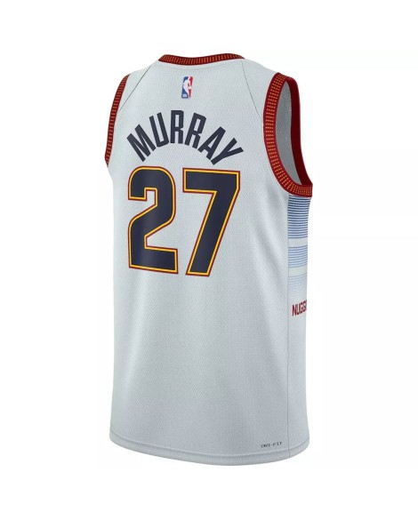 Maillot Swingman Nike #27 Jamal Murray #27 Denver Nuggets pour hommes blanc 22/23 - City Edition
