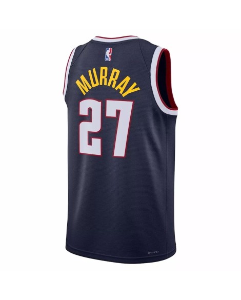 Denver Nuggets #27 Jamal Murray Nike Navy 2022/23 Swingman Maillot pour hommes - Édition Icon