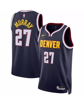 Denver Nuggets #27 Jamal Murray Nike Navy 2022/23 Swingman Maillot pour hommes - Édition Icon
