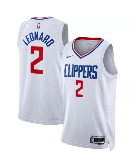 Maillot Swingman LA Clippers Kawhi Leonard #2 Nike blanc 2022/23 pour hommes - Édition Association