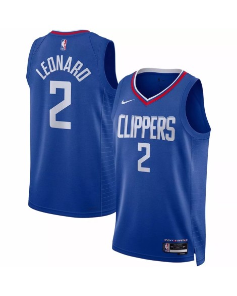 Maillot Swingman LA Clippers Kawhi Leonard #2 Nike Royal 2022/23 pour hommes - Édition Icon