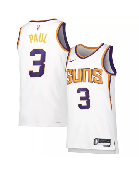 Maillot Swingman Phoenix Suns Chris Paul #3 blanc 22/23 pour hommes - Édition Association