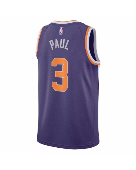 Maillot Swingman Phoenix Suns Chris Paul #3 violet 22/23 pour hommes - Édition Icon