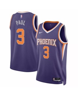 Maillot Swingman Phoenix Suns Chris Paul #3 violet 22/23 pour hommes - Édition Icon