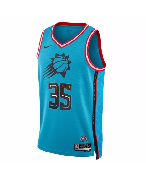 Maillot Swingman Phoenix Suns Kevin Durant #35 Nike Turquoise 2022/23 pour hommes - City Edition
