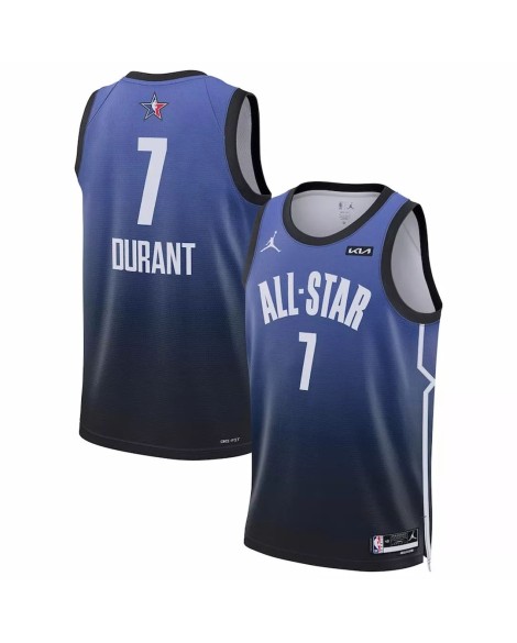 Maillot Swingman Kevin Durant #7 Jordan Brand bleu 2023 NBA All-Star Game pour homme