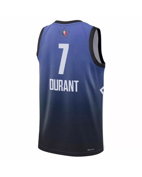 Maillot Swingman Kevin Durant #7 Jordan Brand bleu 2023 NBA All-Star Game pour homme