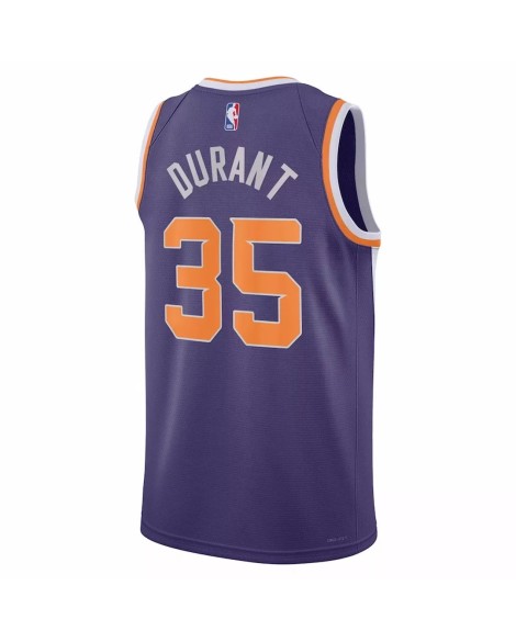 Maillot Swingman Phoenix Suns Kevin Durant #35 violet 22/23 pour hommes - Édition Icon