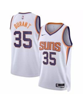Maillot Swingman Phoenix Suns Kevin Durant #35 blanc 22/23 pour hommes - Édition Association