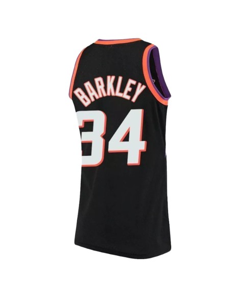 Maillot NBA Swingman #34 Mitchell & Ness Nike Phoenix Suns Charles Barkley pour homme Noir 1992/93