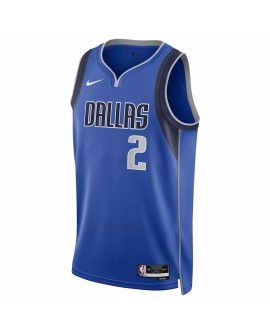 Maillot Swingman Dallas Mavericks Kyrie Irving #2 Nike bleu 2022/23 pour hommes - Édition Icon