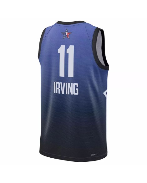 Maillot Swingman Kyrie Irving #11 Jordan Brand bleu 2023 NBA All-Star Game pour hommes