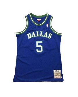 Maillot NBA Swingman Dallas Mavericks Kidd #5 Mitchell & Ness bleu 1994/95 pour hommes
