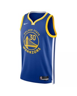 Maillot Swingman Nike Royal 2022/23 Stephen Curry #30 des Golden State Warriors pour hommes - Édition Icon