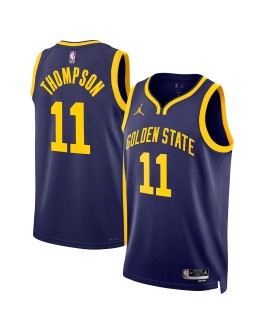 Maillot Swingman #11 Jordan Brand Navy 22/23 des Golden State Warriors pour hommes - Édition Statement