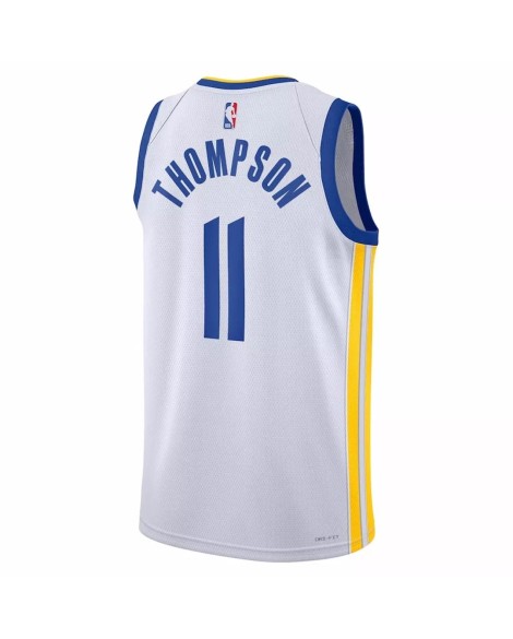Maillot Swingman Golden State Warriors Klay Thompson #11 blanc 2022/23 pour hommes - Édition Association